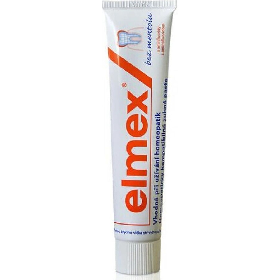 ELMEX MENTHOL-VRIJ TOOTH PASTE 1×75 ml, zonder menthol