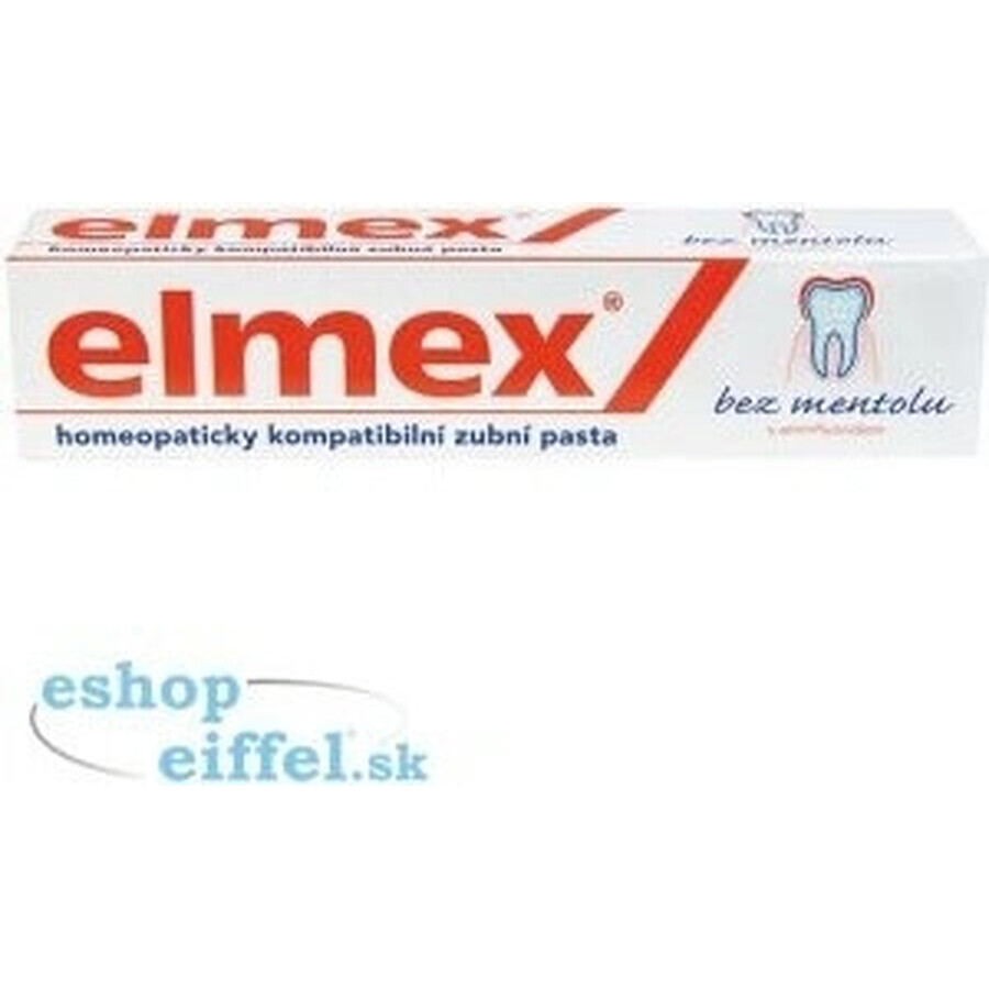 ELMEX MENTHOL-VRIJ TOOTH PASTE 1×75 ml, zonder menthol