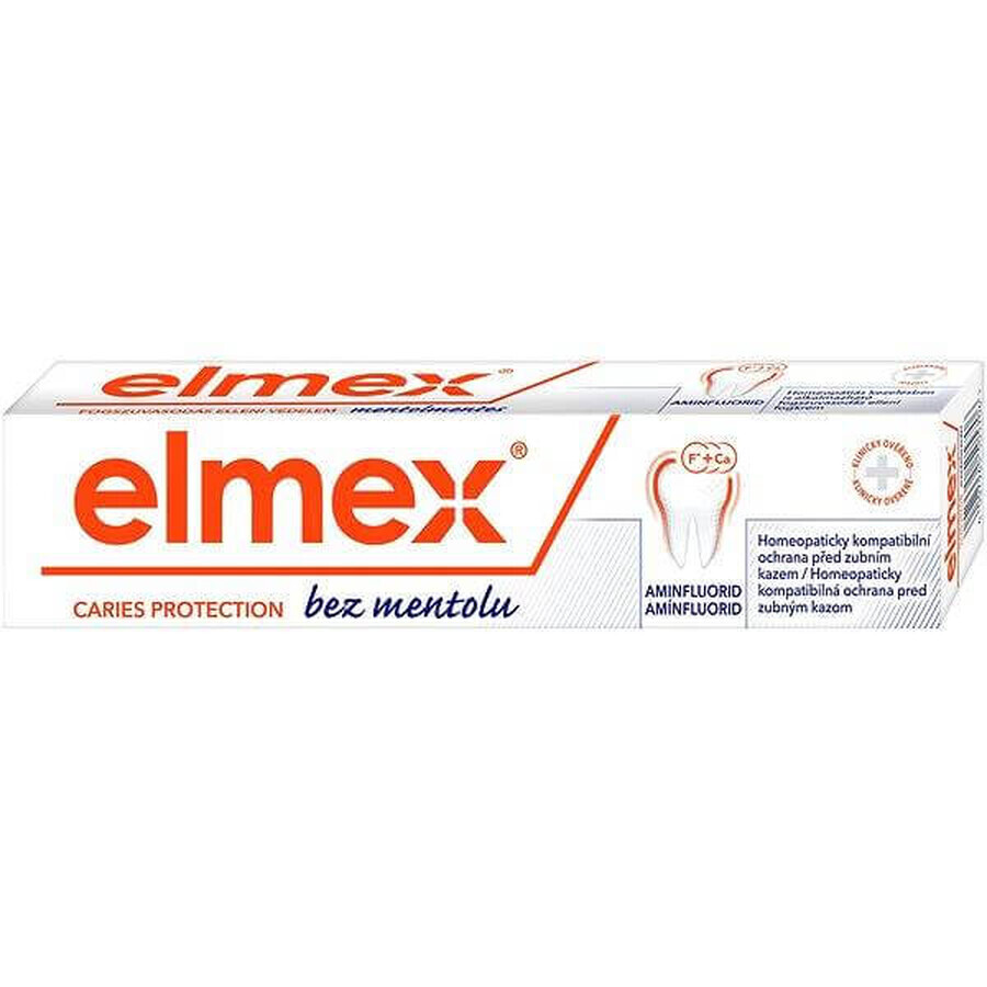 ELMEX MENTHOL-VRIJ TOOTH PASTE 1×75 ml, zonder menthol