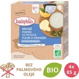 BABYBIO Sinaasappelbloesem appel brassé 4x85 g 4×85 g