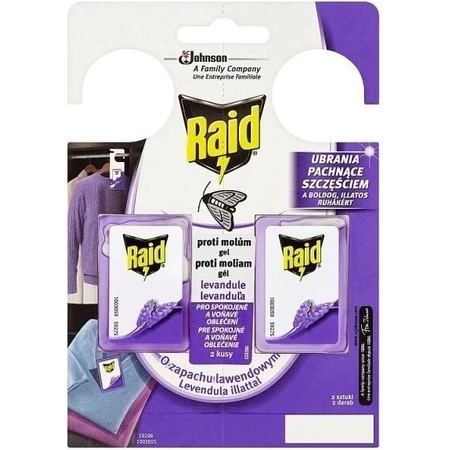 Raid gel against lavender moths 1×2 pcs lavender, against moths