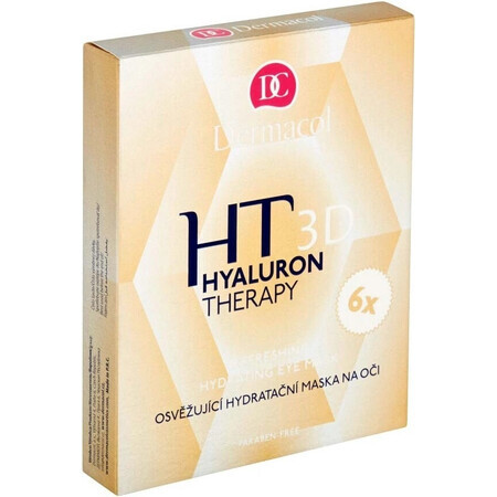 DERMACOL HYALURON THERAPY 3D Oogmasker 6×6 g, oogmasker