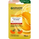 Mască de ochi Garnier Skin Naturals pentru iluminarea zonei ochilor cu vitamina C 1×5 g, mască de ochi