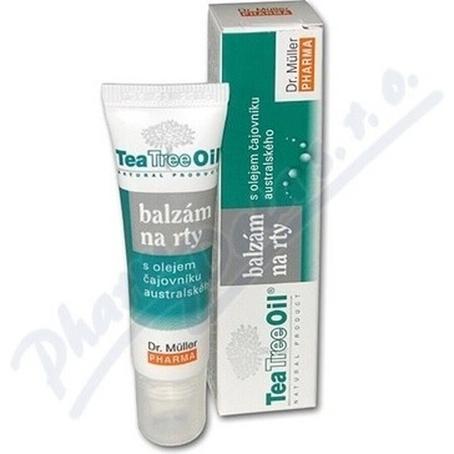 Lip balm with Dr. Müller Tea Tree Oil 1×10 ml, lip balm