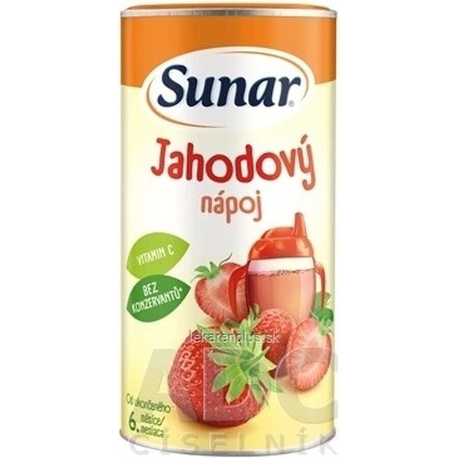 Sunar Oplosbare drank Aardbei 1×200 g