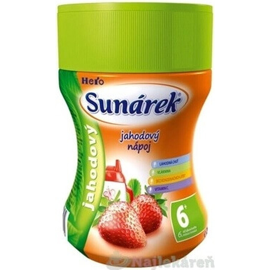 Sunar Oplosbare drank Aardbei 1×200 g