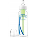 Dr.BROWN'S BABY BOTTLE OPTIONS+ 250 ml 1×1 Stück, schmal, 0M+, antikolik, Kunststoff, weiß