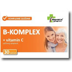 Slovakiapharm B-KOMPLEX + vitamine C 1×30 tbl, complément alimentaire