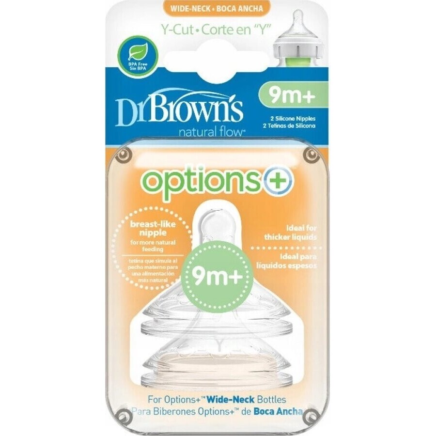 DR.BROWNS OPTIONS+ WN Y-CUT 1×2 Stück, Schnuller