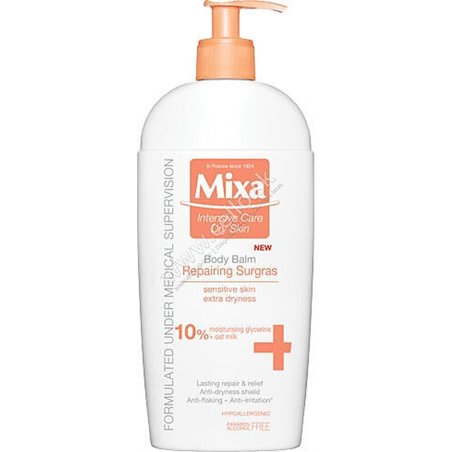 Mixa Baume surgras régénérant pour le corps 1×400 ml, lait régénérant pour le corps