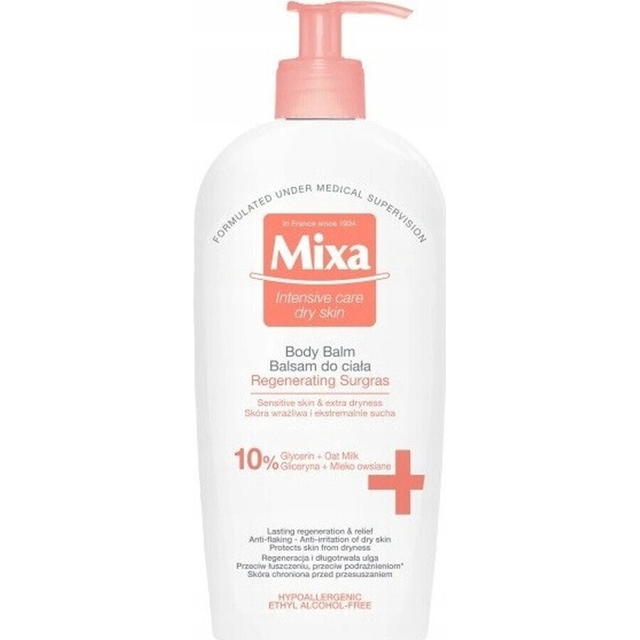 Mixa Baume surgras régénérant pour le corps 1×400 ml, lait régénérant pour le corps