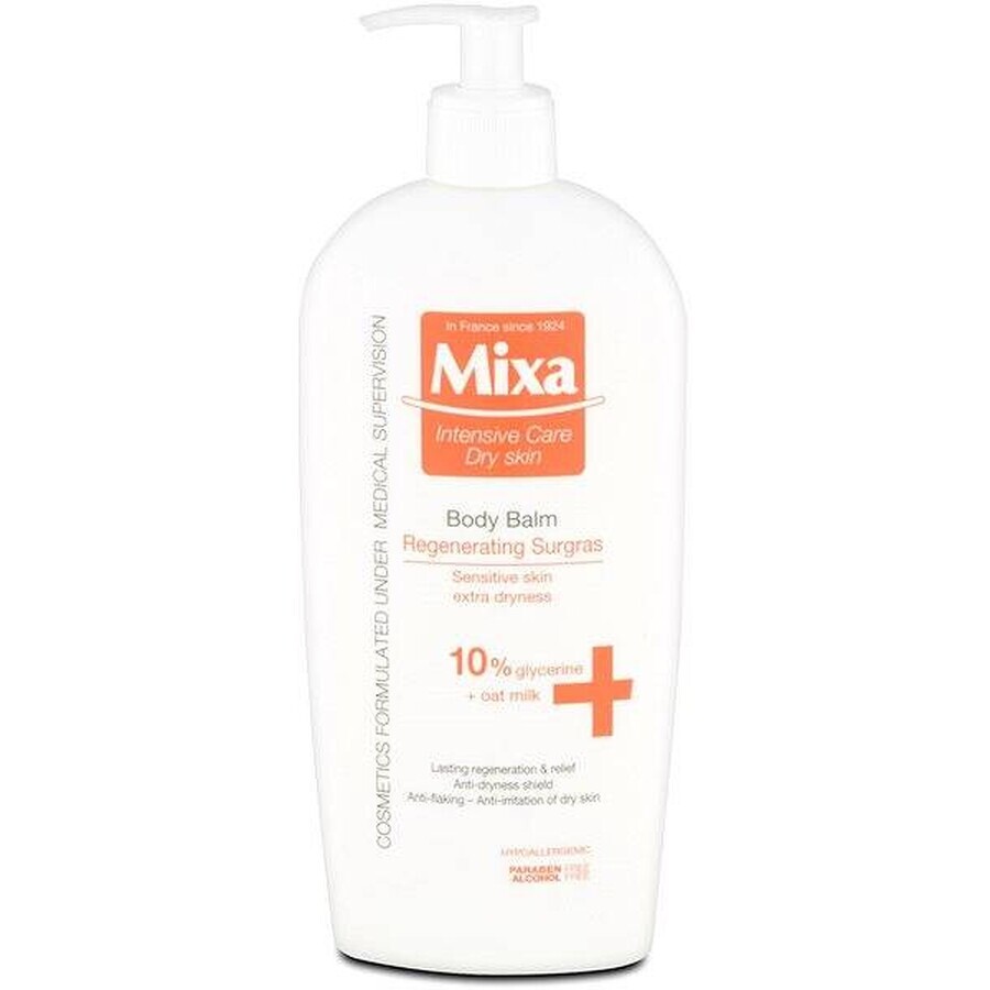 Mixa Baume surgras régénérant pour le corps 1×400 ml, lait régénérant pour le corps