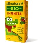 Allnature Biologische Kinderthee Immuniteit 20×1,5 g, kinderthee