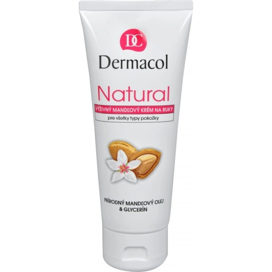 DERMACOL NATURAL DERMACOL NATURAL Crema mani alla mandorla 1×100 ml, crema mani