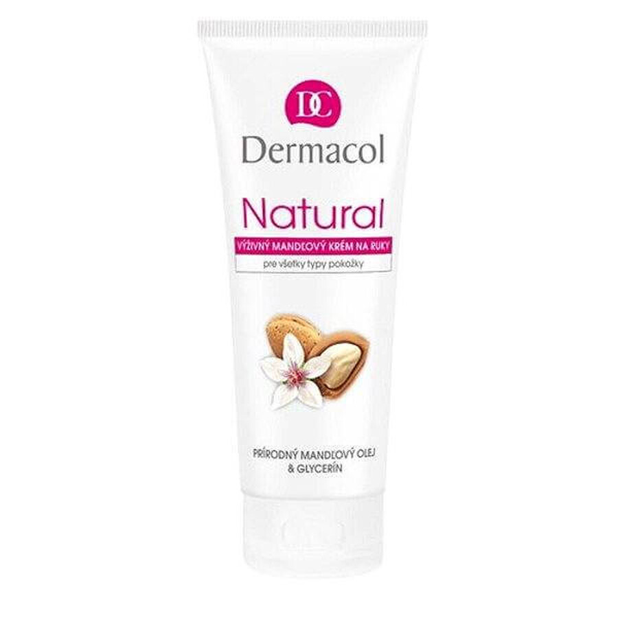 DERMACOL NATURAL DERMACOL NATURAL Crema mani alla mandorla 1×100 ml, crema mani