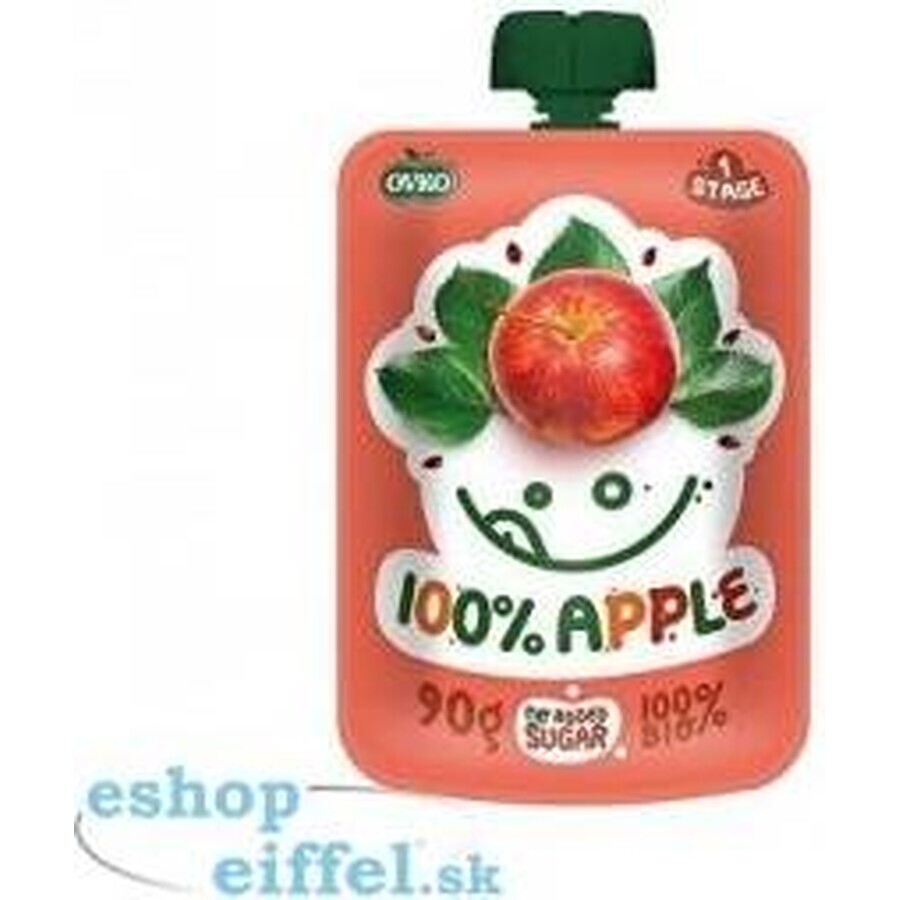 OVKO Organic Baby Food Apple 1×90 g, fruit capsule