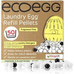 Ecoegg Washing Egg Cartridge - 50 washes fragrance free 1×1 pc, cartridge for 50 washes