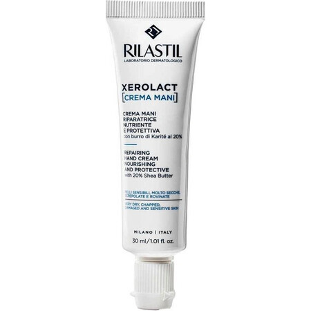 Rilastil Xerolact Crema mani rigenerante 1×30 ml, crema mani