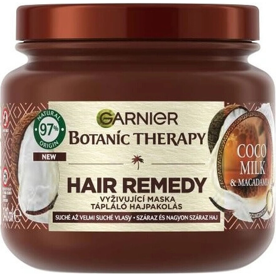 Garnier Botanic Therapy Hair Remedy Hair Remedy Honey Treasure 1×340 ml, regenerierende Maske für geschädigtes Haar, 340 ml