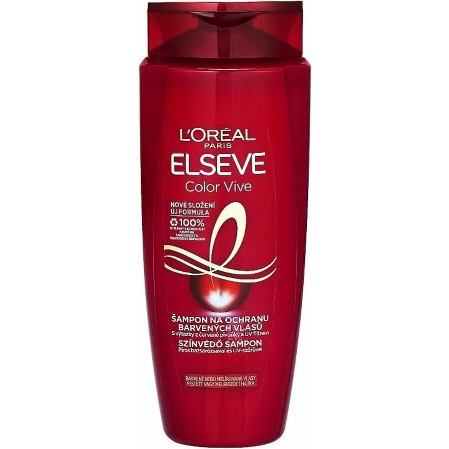 L'Oréal Paris Elseve Color Vive shampoo per capelli trattati con il colore 1×700 ml, prolunga il colore dei capelli