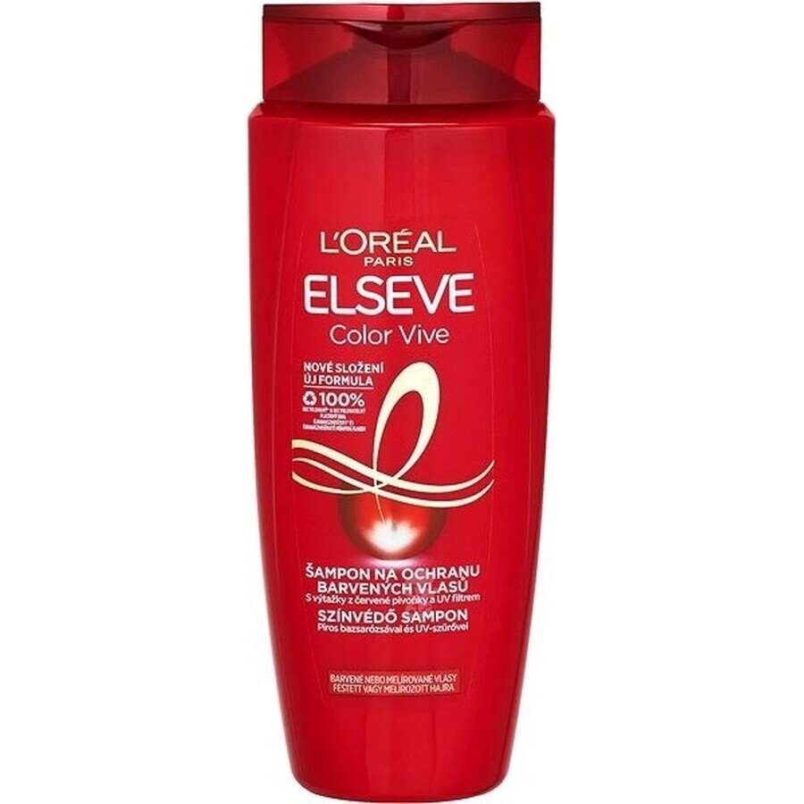 L'Oréal Paris Elseve Color Vive shampoo per capelli trattati con il colore 1×700 ml, prolunga il colore dei capelli