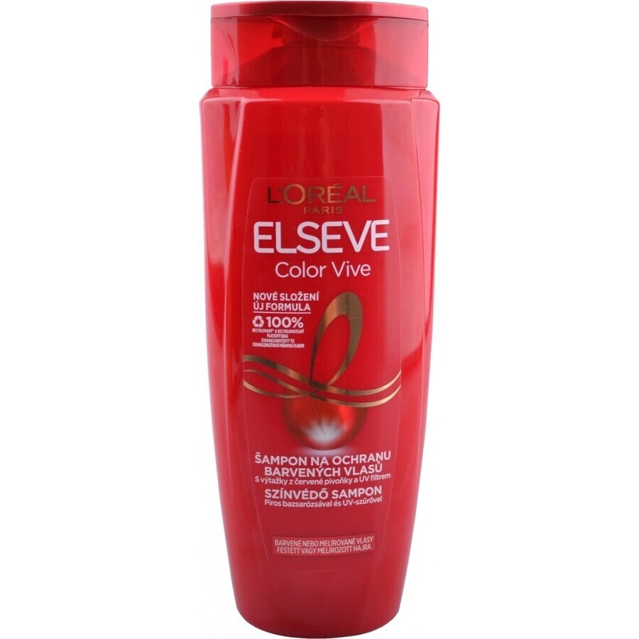 L'Oréal Paris Elseve Color Vive shampoo per capelli trattati con il colore 1×700 ml, prolunga il colore dei capelli