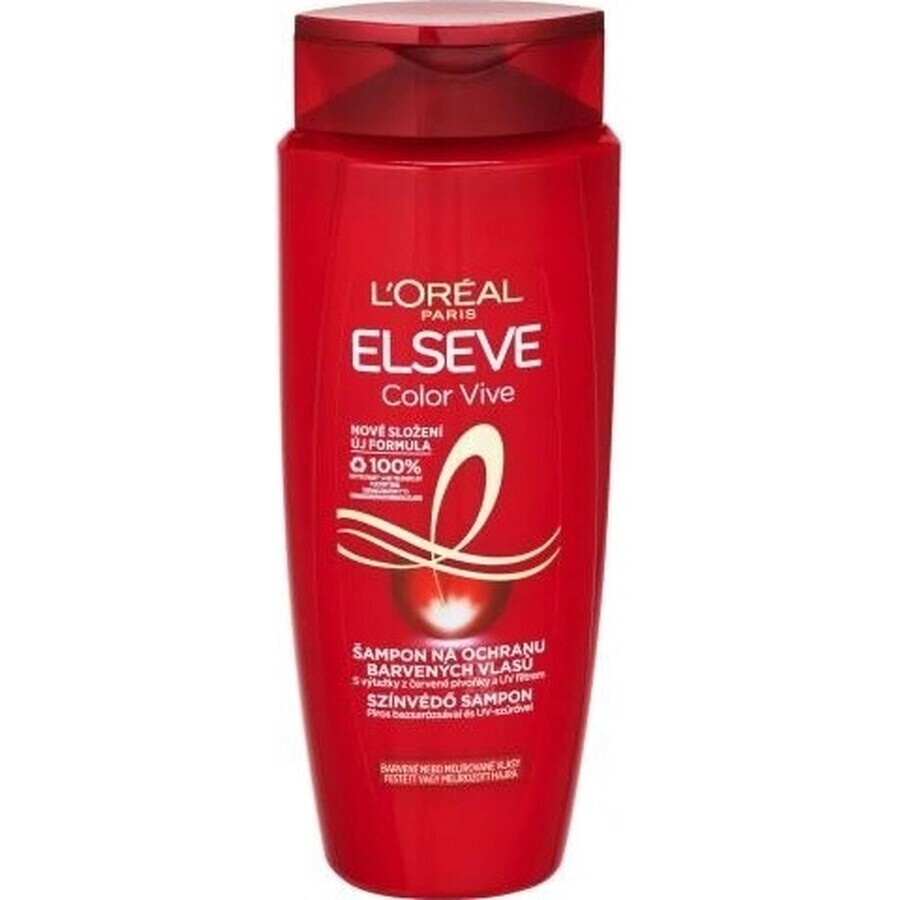 L'Oréal Paris Elseve Color Vive shampoo per capelli trattati con il colore 1×700 ml, prolunga il colore dei capelli