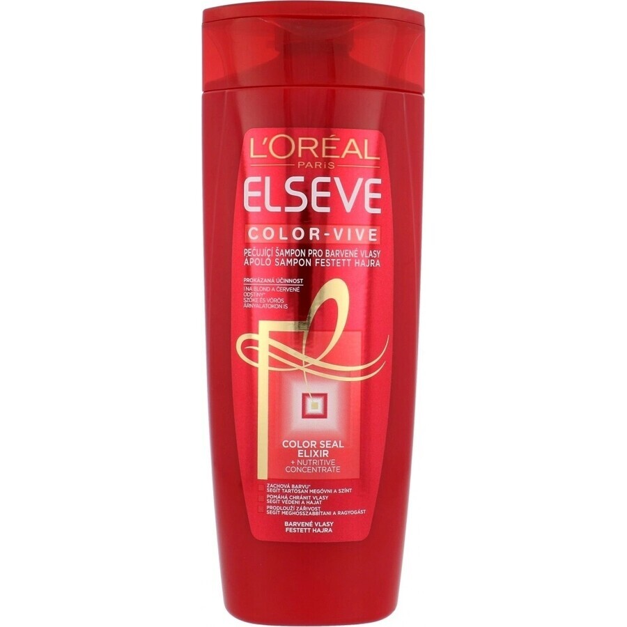 L'Oréal Paris Elseve Color Vive shampoo per capelli trattati con il colore 1×700 ml, prolunga il colore dei capelli