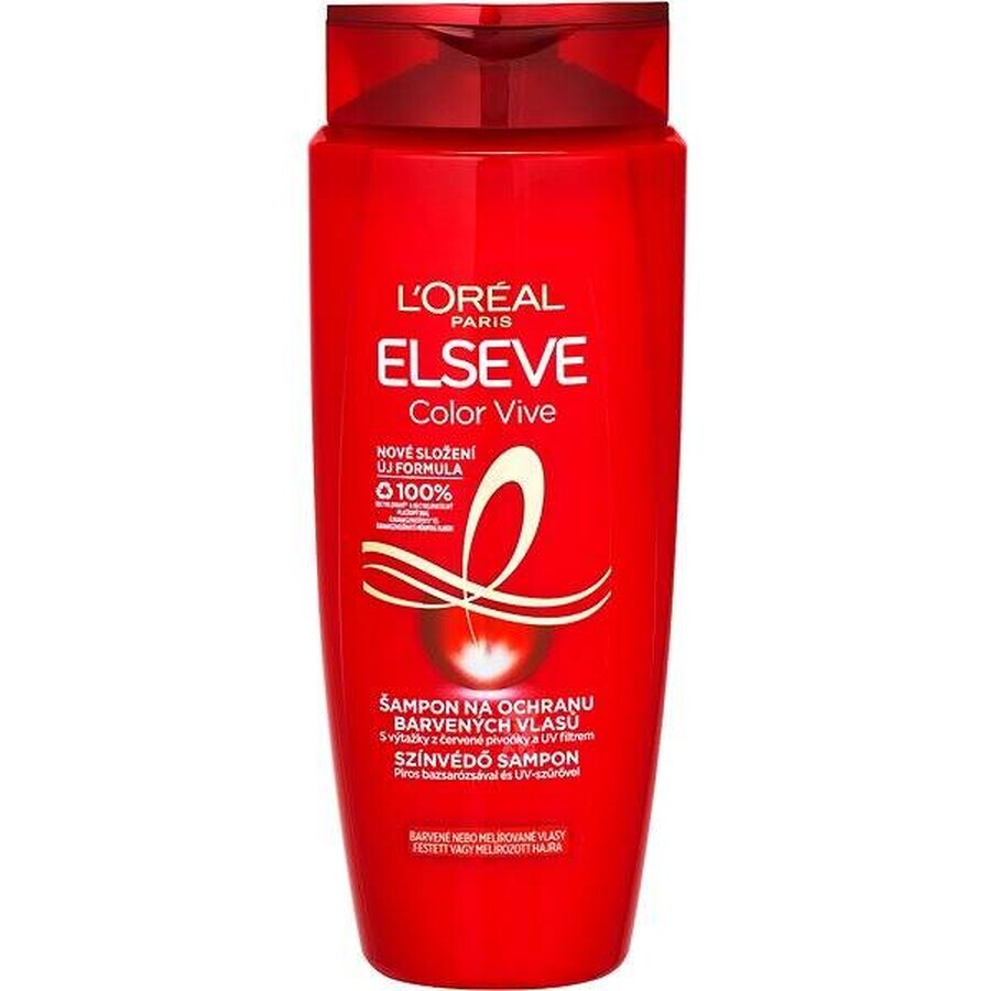 L'Oréal Paris Elseve Color Vive shampoo per capelli trattati con il colore 1×700 ml, prolunga il colore dei capelli