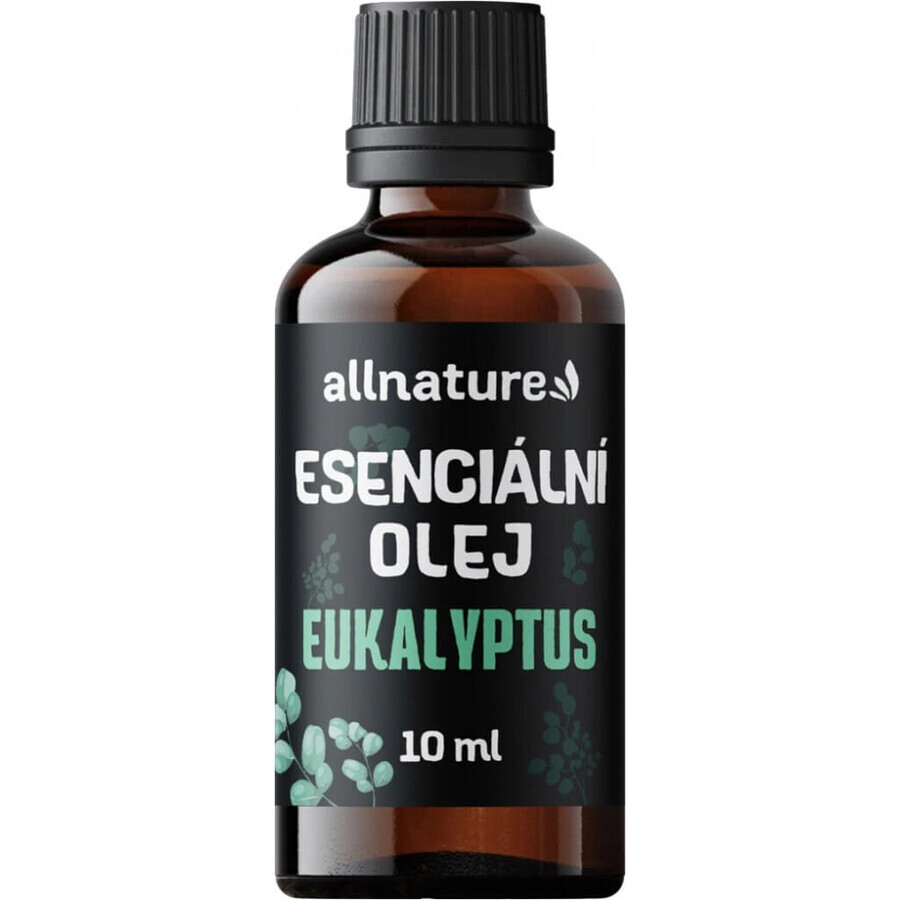 Allnature Eucalyptus etherische olie 1×10 ml, etherische olie