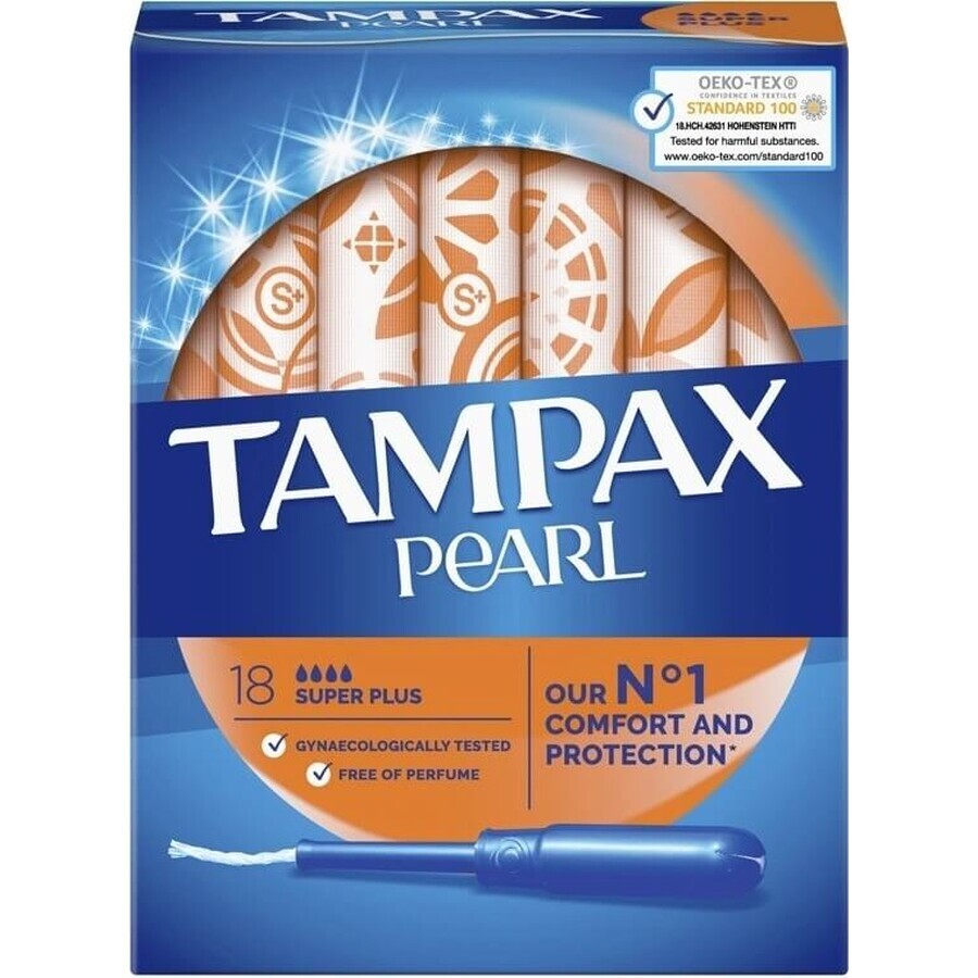 Tampax NON-PLASTIC Super Plus 18 unidades 1×18 unidades, compresas