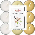 BOLSIUS theelichtjes sensilight VANILLA 1×9 st, driekleur