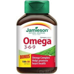 JAMIESON OMEGA 3-6-9 1×200 tbl, complemento alimenticio