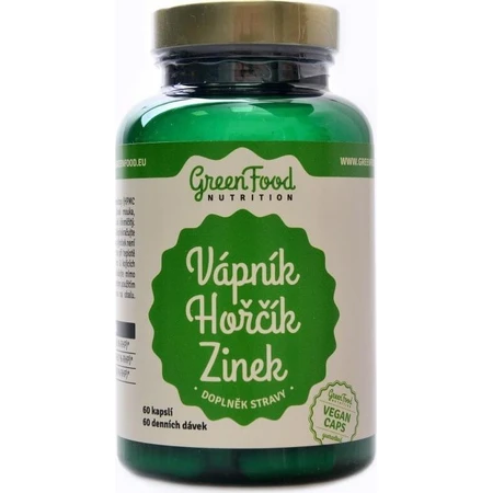 GreenFood Nutrition Citrato de Calcio Mg Zinc 120cps 1x120 cps