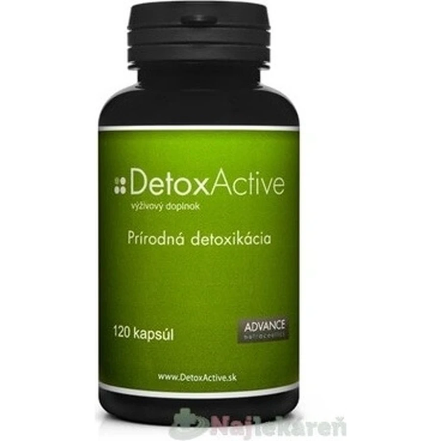 DetoxActive 120 cps - detox natural 1×120 cps, suplemento dietético