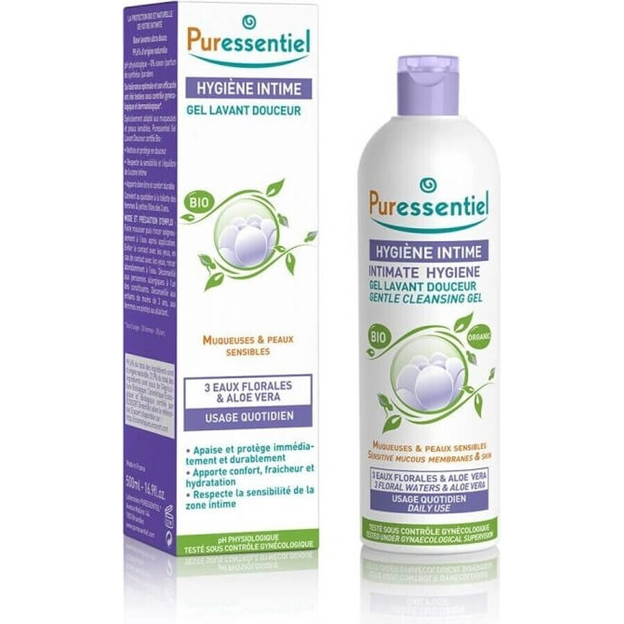 PURESSENTIEL ORGANIC Gel per l'igiene intima 1×250 ml, gel per l'igiene intima