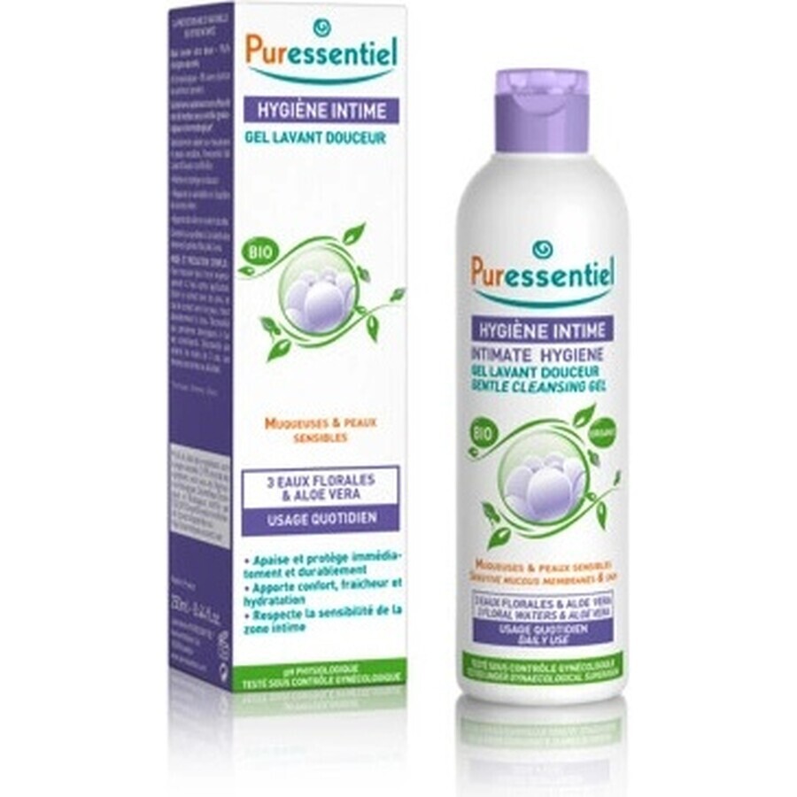 PURESSENTIEL ORGANIC Gel per l'igiene intima 1×250 ml, gel per l'igiene intima