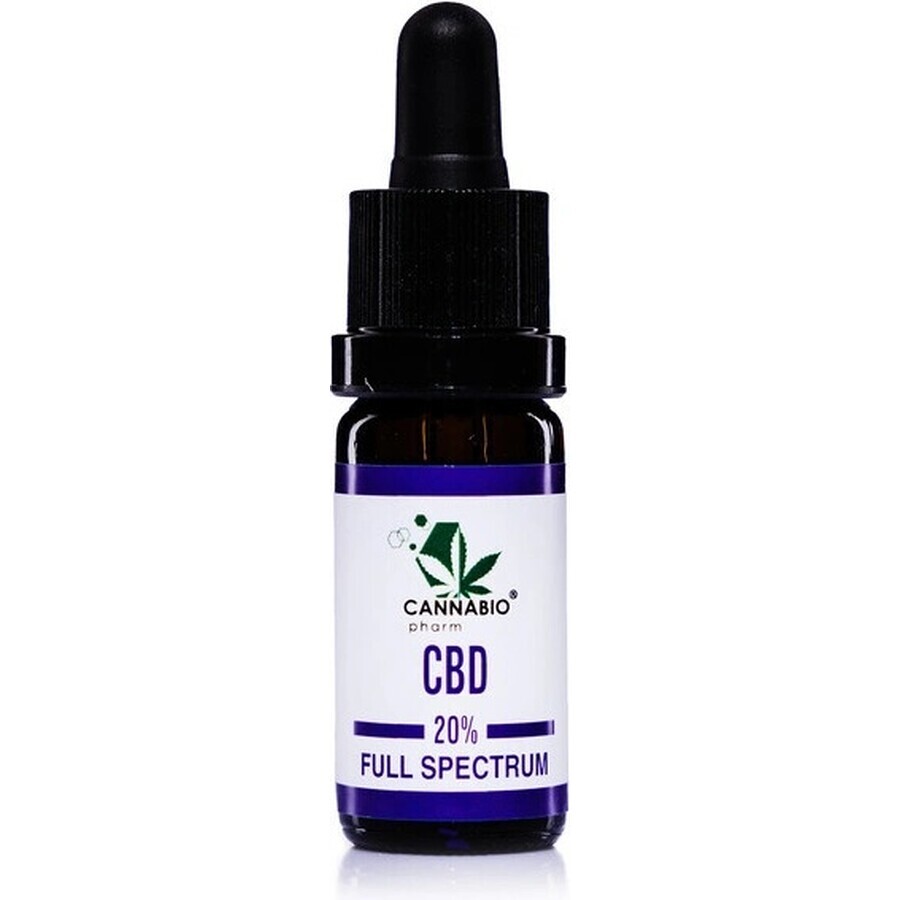 CANNABABIOpharm CBD 20% FULL SPECTRUM 1×10 ml, huile de CBD