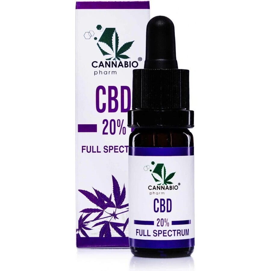 CANNABABIOpharm CBD 20% FULL SPECTRUM 1×10 ml, huile de CBD