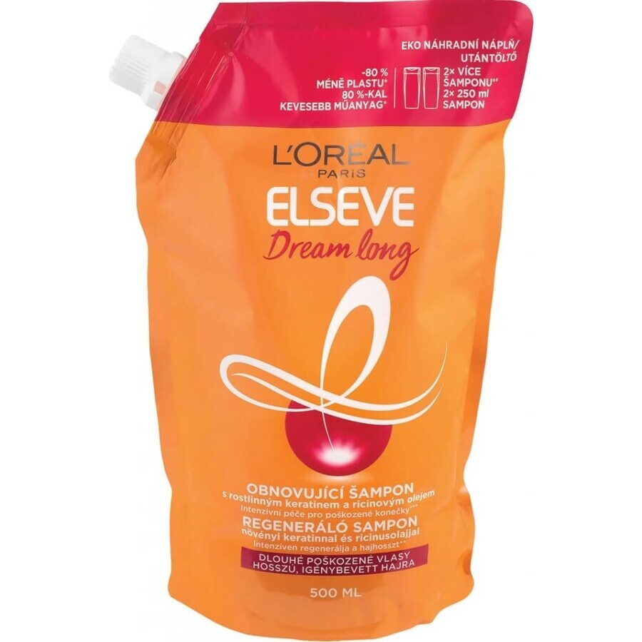 L'Oréal Paris Elseve Dream Long navulling verfrissende shampoo 1×500 ml, navulling