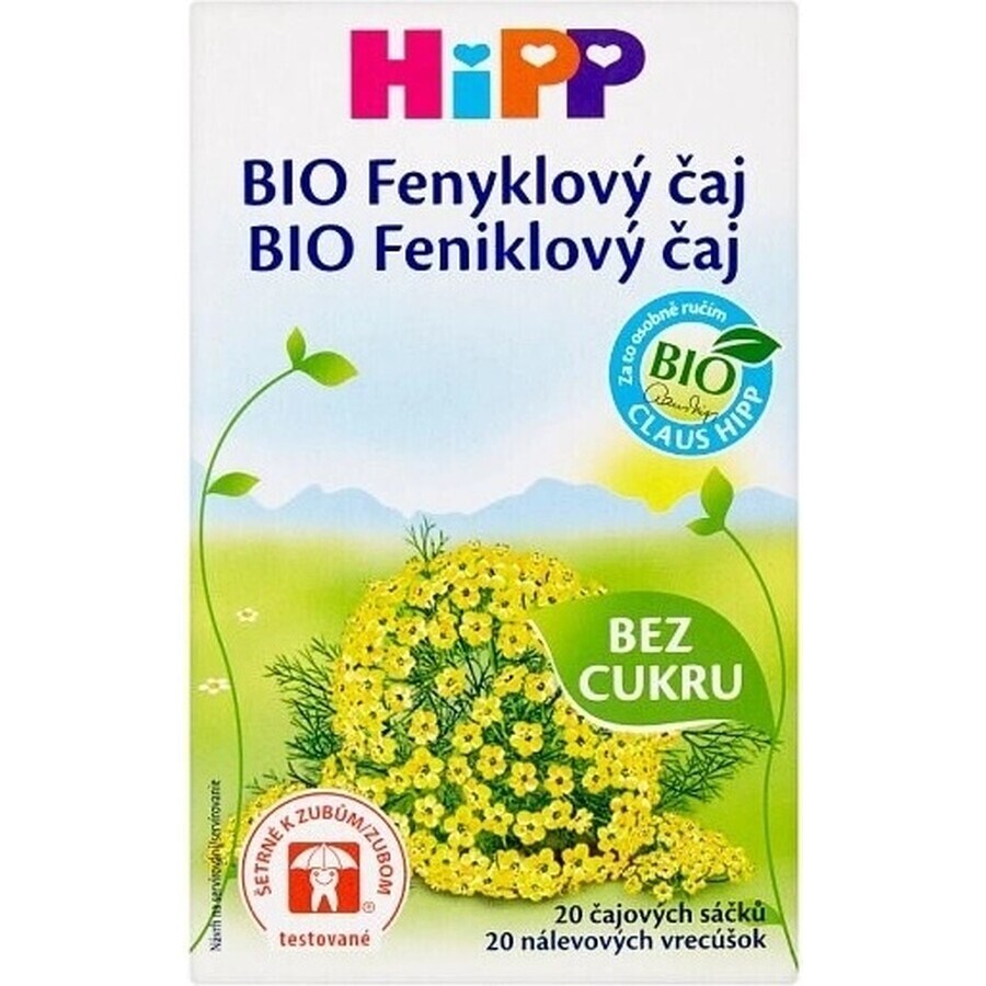 HiPP biologische venkelthee 20×1,5 g, venkelthee