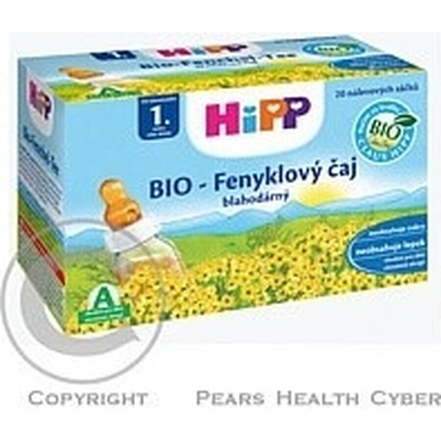 HiPP biologische venkelthee 20×1,5 g, venkelthee