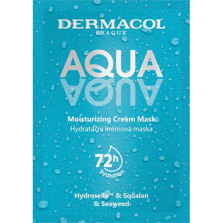 Dermacol AQUA aqua hydraterend gezichtsmasker 1×8ml, hydraterend gezichtsmasker