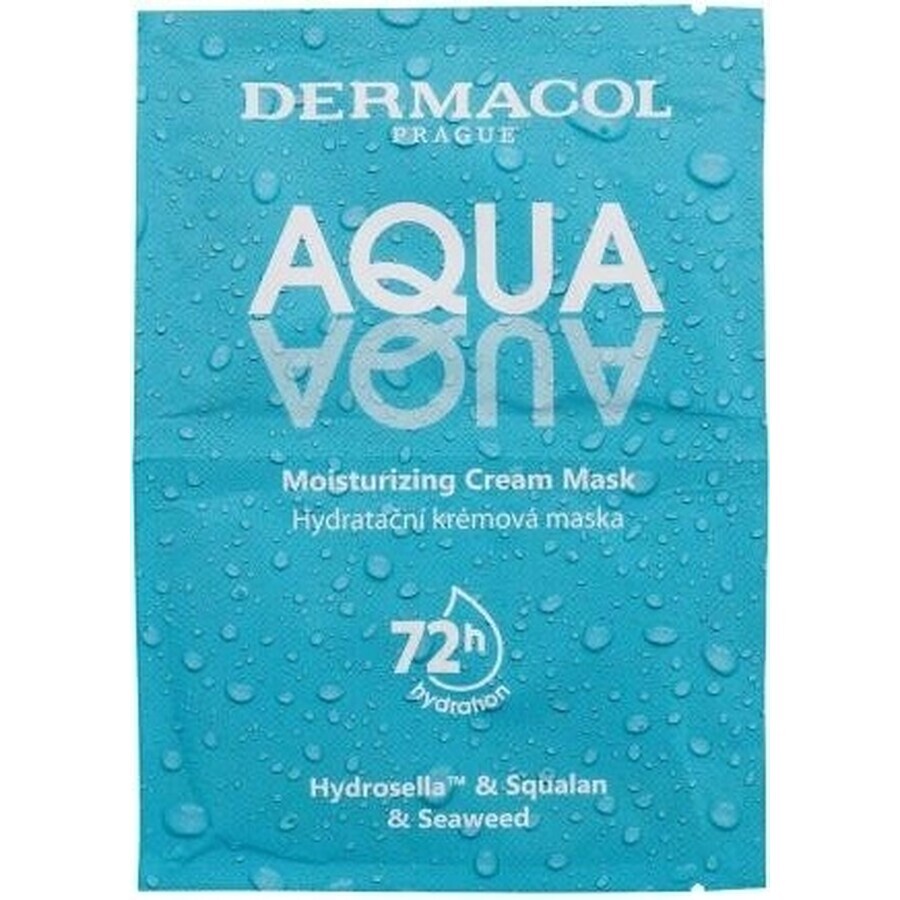 Dermacol AQUA aqua hydraterend gezichtsmasker 1×8ml, hydraterend gezichtsmasker