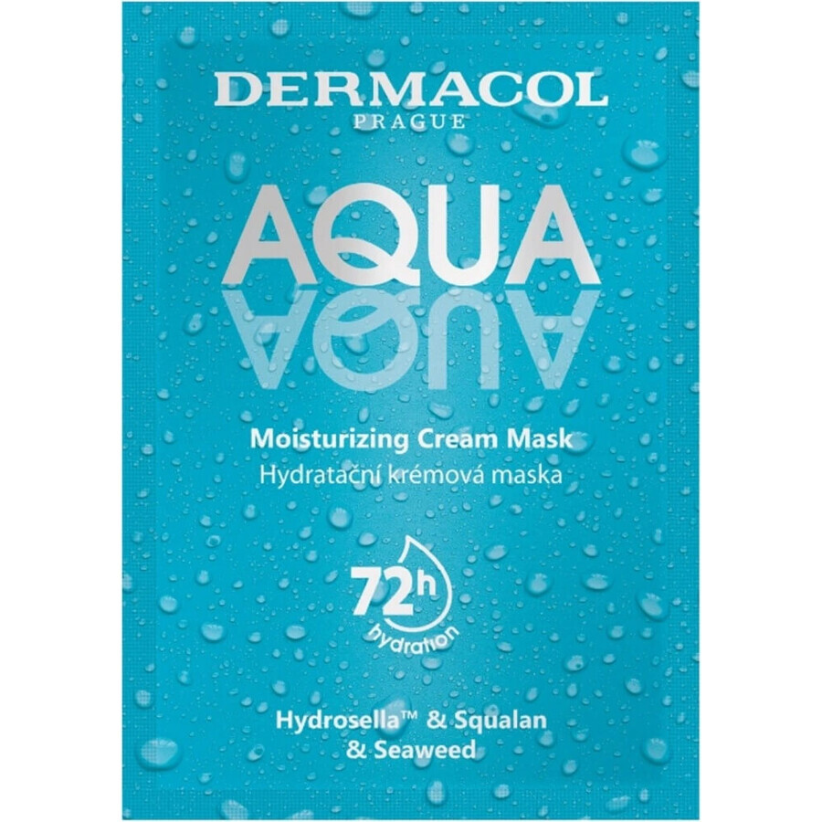 Dermacol AQUA aqua hydraterend gezichtsmasker 1×8ml, hydraterend gezichtsmasker