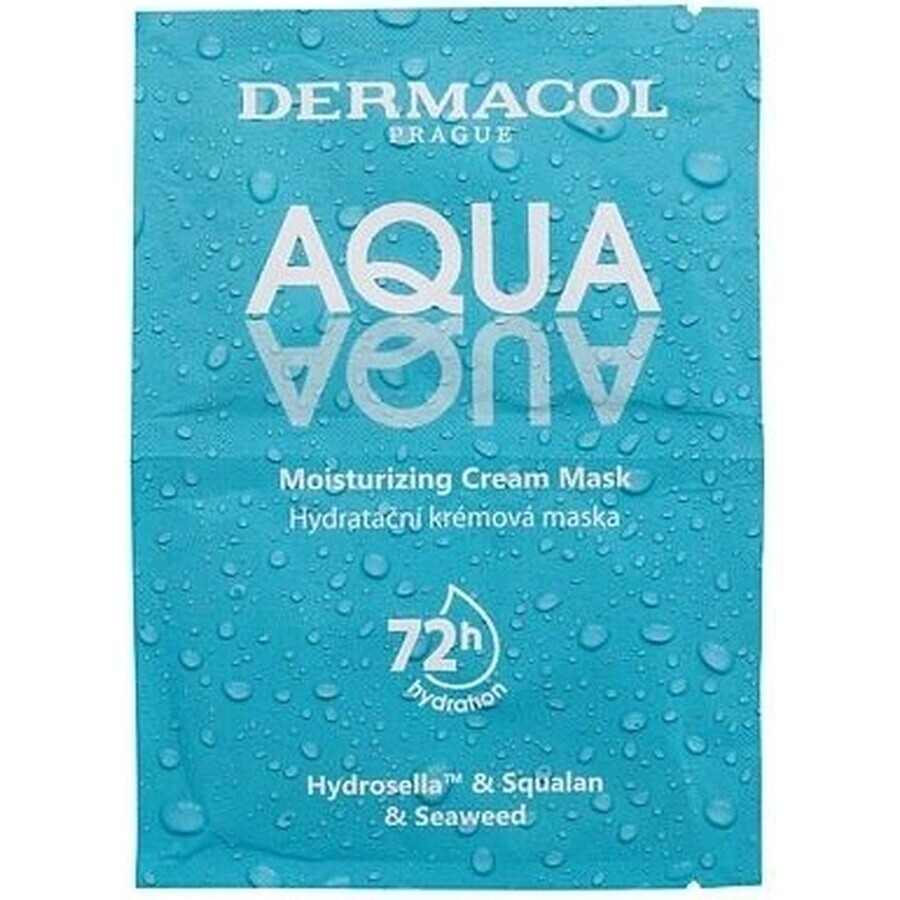 Dermacol AQUA aqua hydraterend gezichtsmasker 1×8ml, hydraterend gezichtsmasker