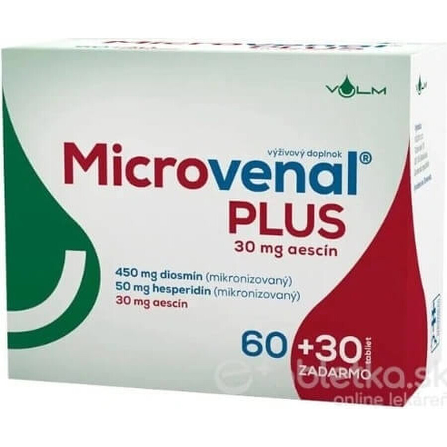 VULM Microvenal 1×90 tbl, 60+30 frei