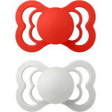 BIBS Supreme 2 pcs 1×1 silicone BIBS Supreme 2 pcs - size 2, sweet apple / haze