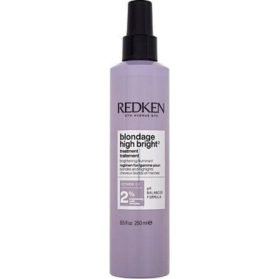 Redken Tratament pentru păr blond Blondage High Bright 1×250 ml, tratament pentru păr