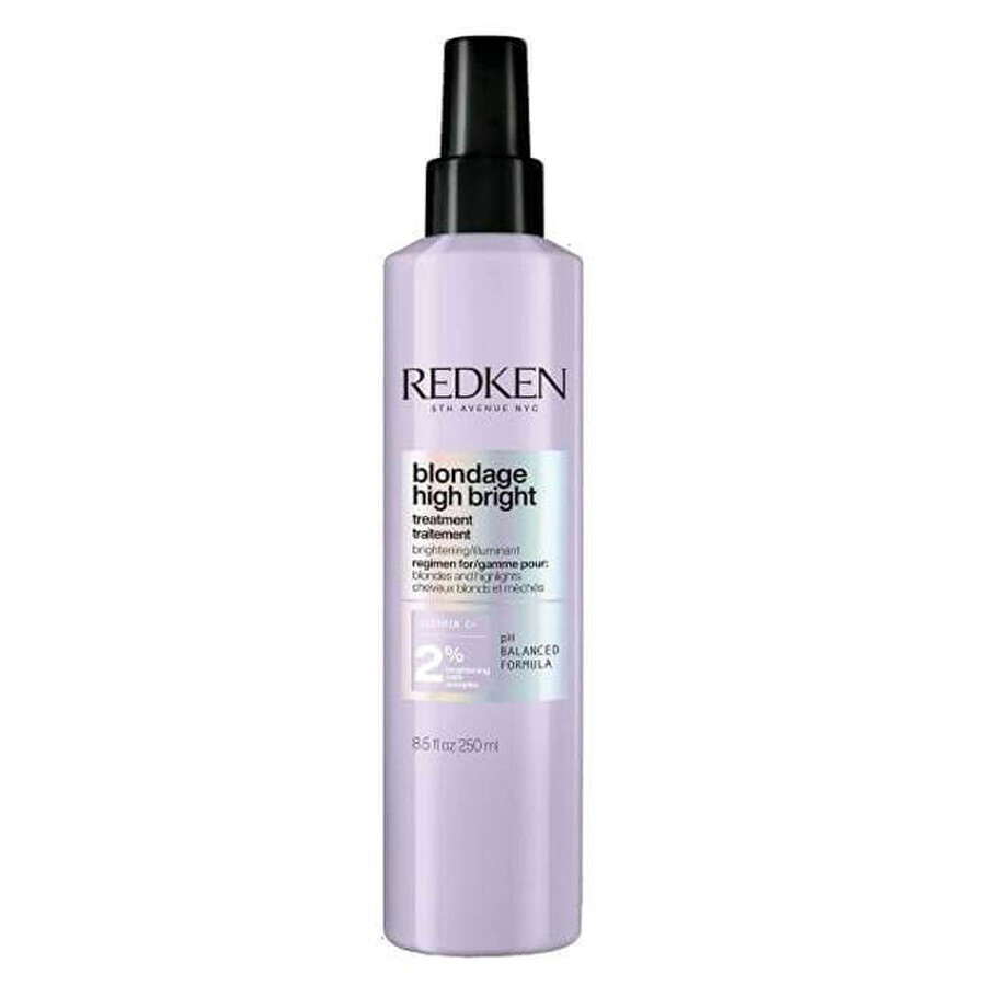 Redken Tratament pentru păr blond Blondage High Bright 1×250 ml, tratament pentru păr